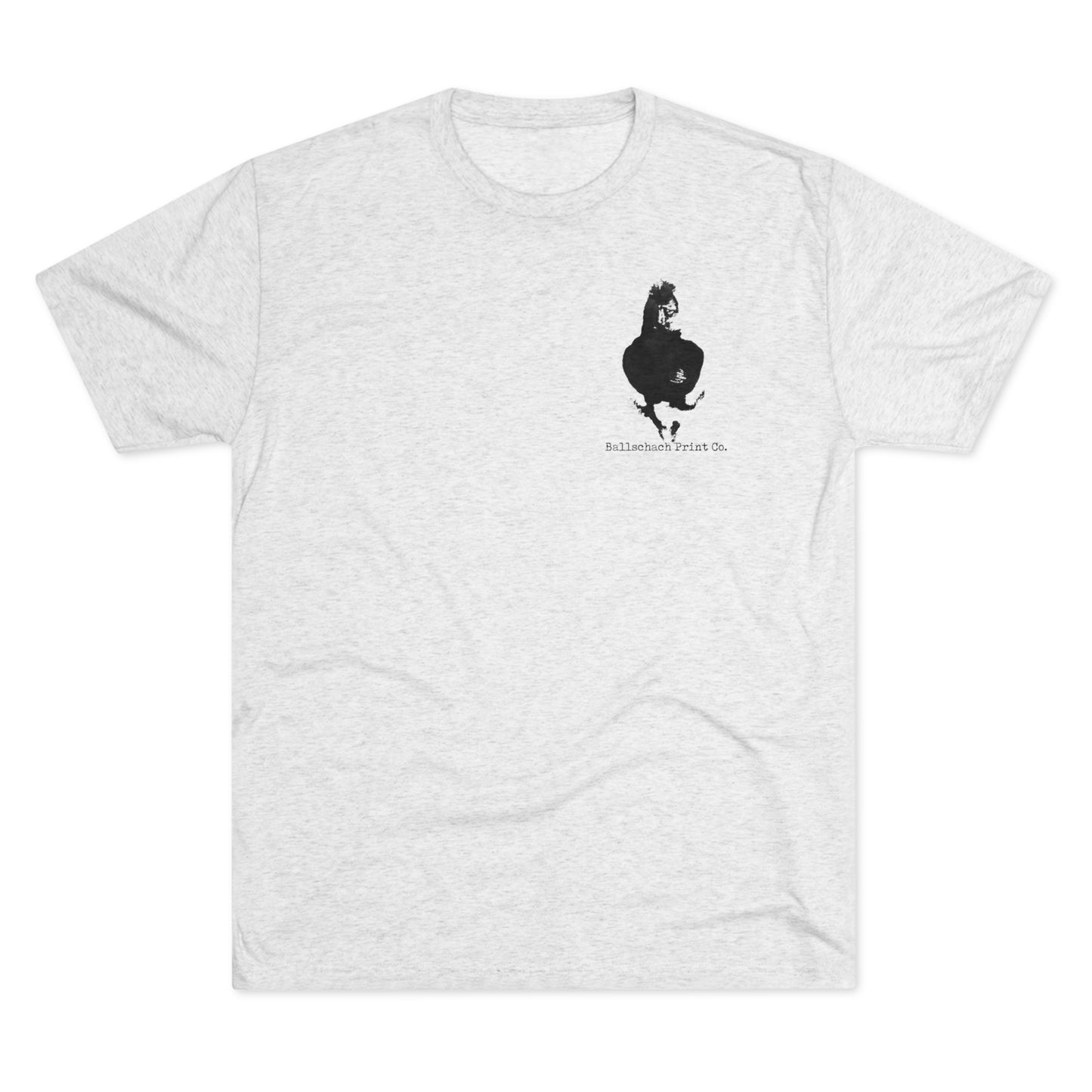 Vortex Back Unisex Tri-Blend Crew Sports Tee