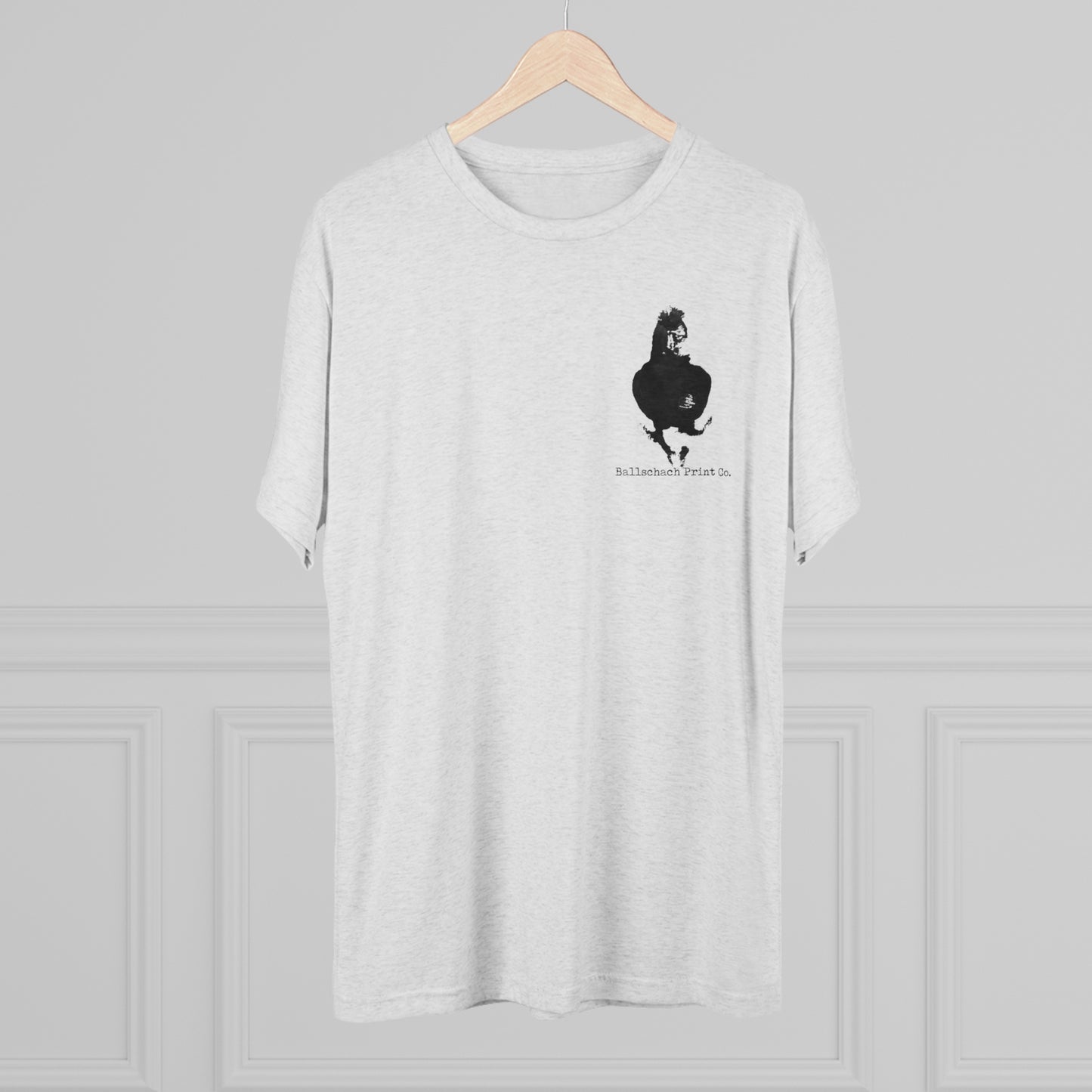 Vortex Back Unisex Tri-Blend Crew Sports Tee