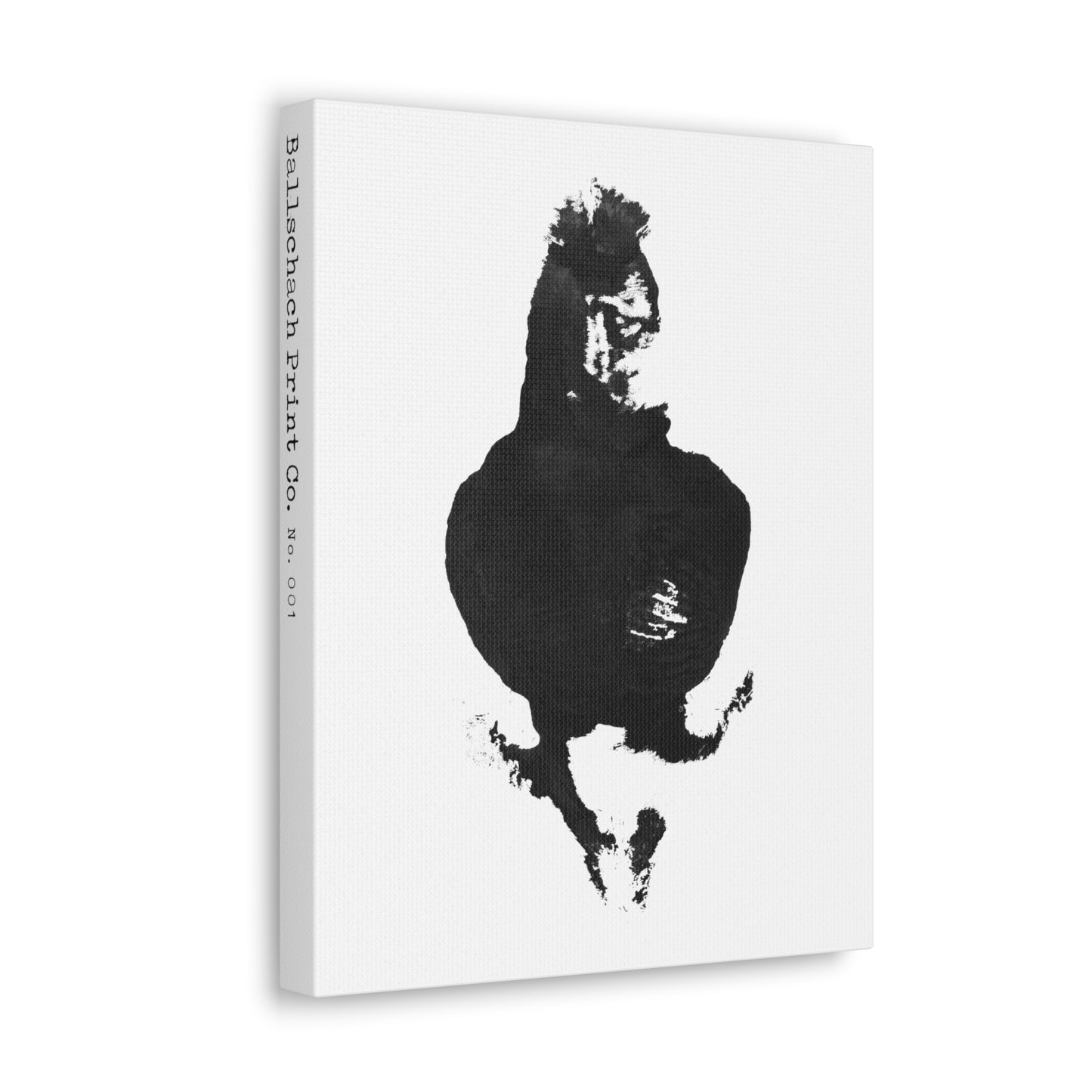 No. 001 Canvas Wrap Wall Print Desk Art