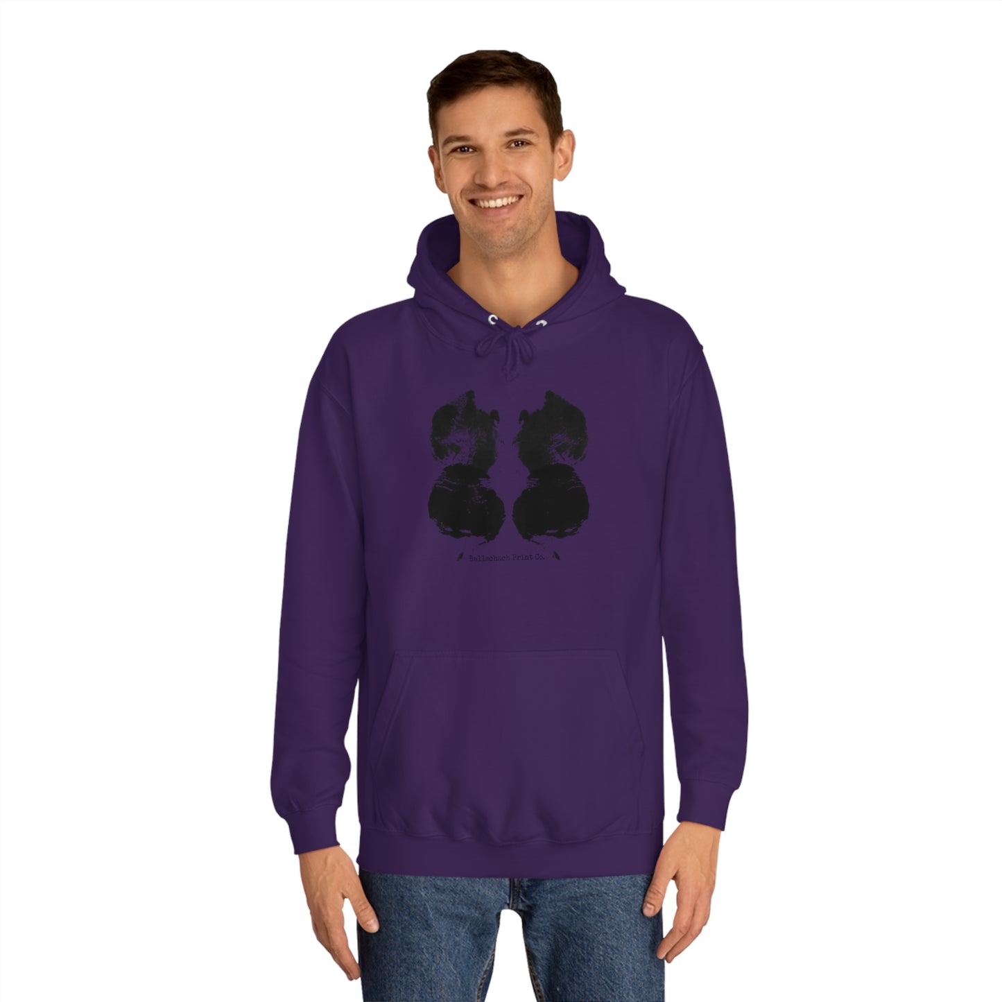 Cat Go Splat Rorschach Unisex Hoodie