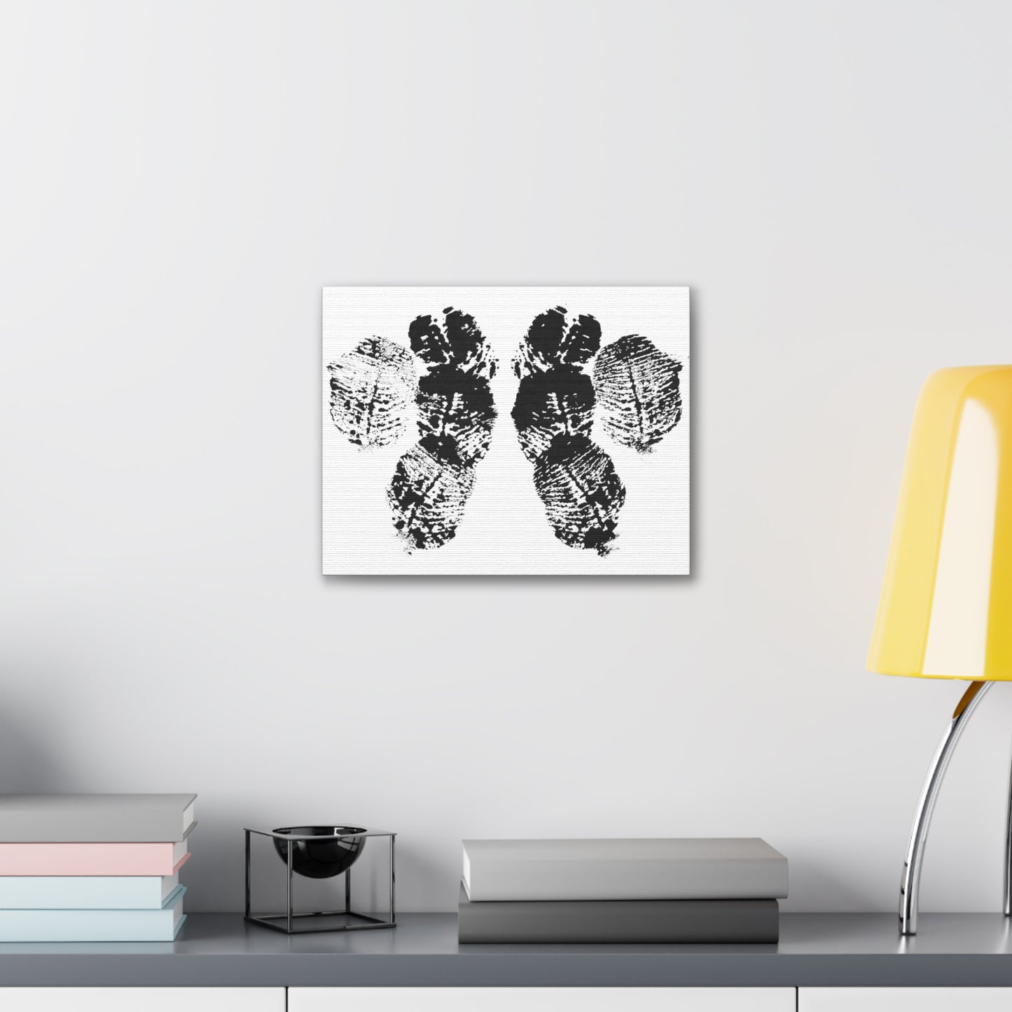 No. 003 Rorschach Inkblot Canvas Wrap Wall Art Desk Print