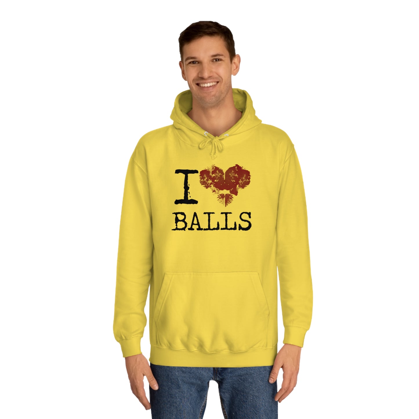 I Love Balls Unisex Pullover Hoodie