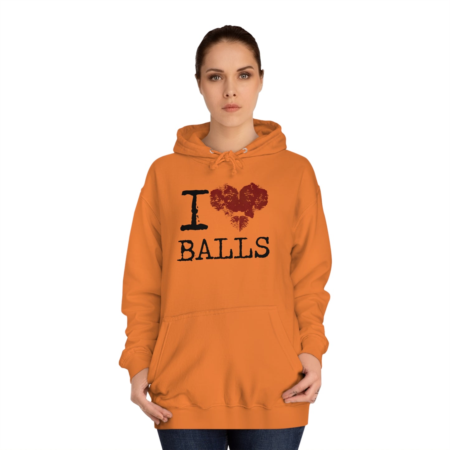 I Love Balls Unisex Pullover Hoodie