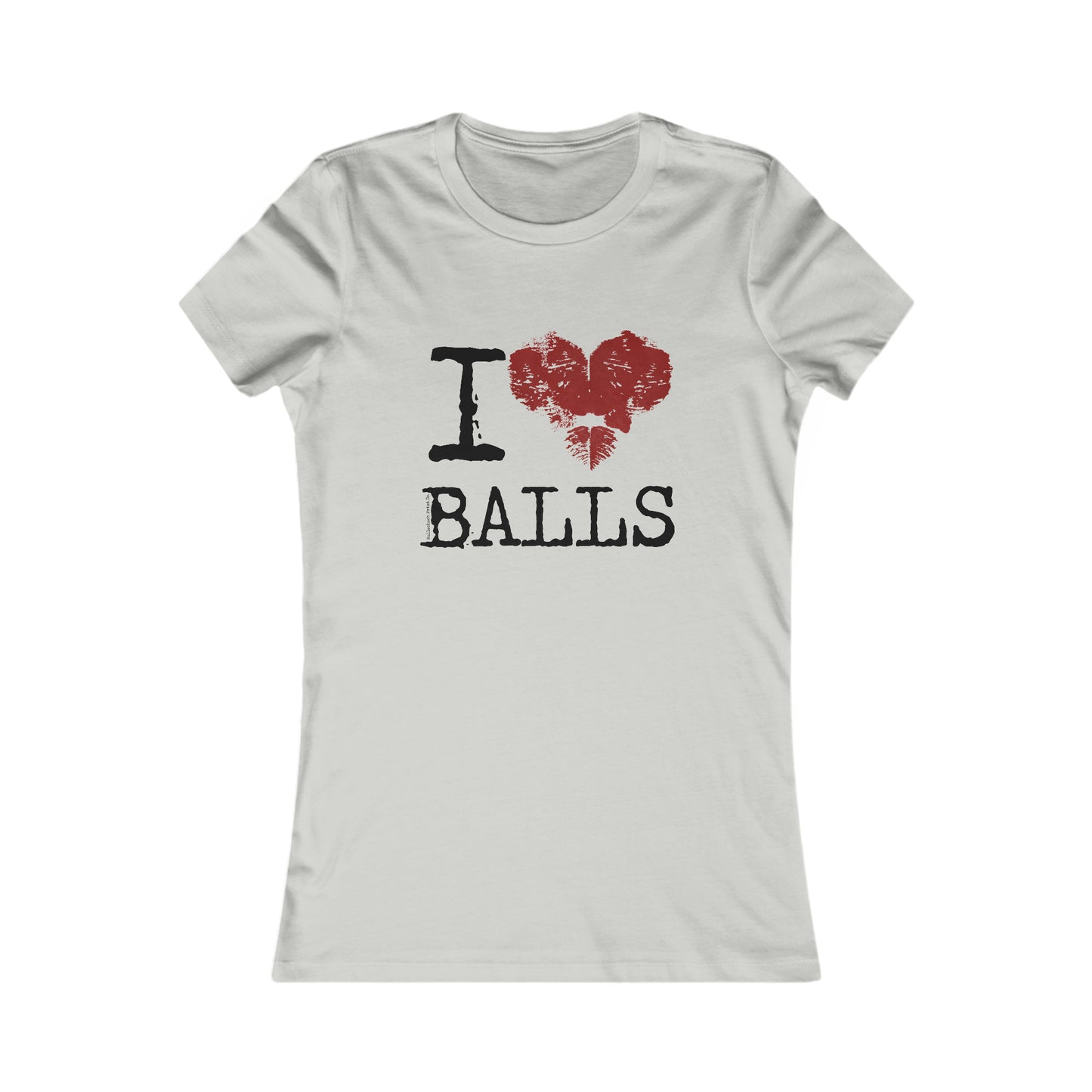 I Love Balls Slim Fit T-Shirt