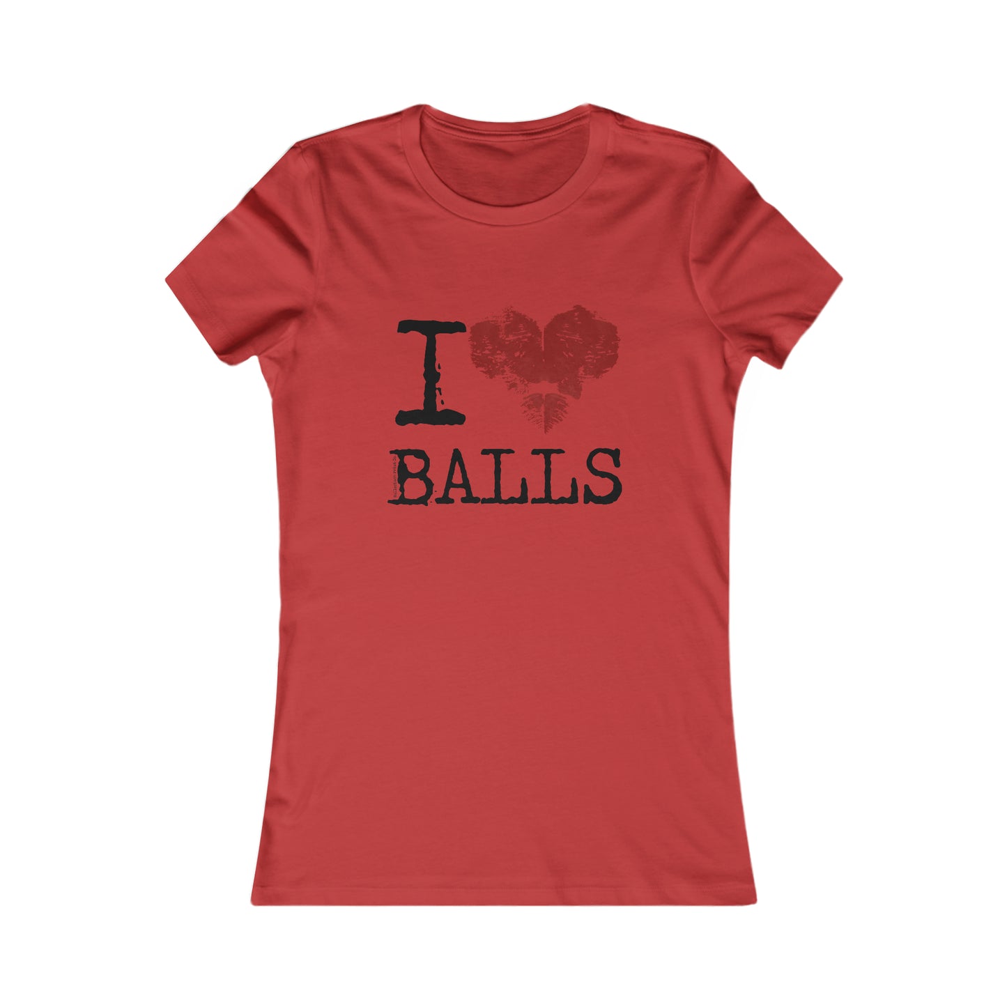 I Love Balls Slim Fit T-Shirt