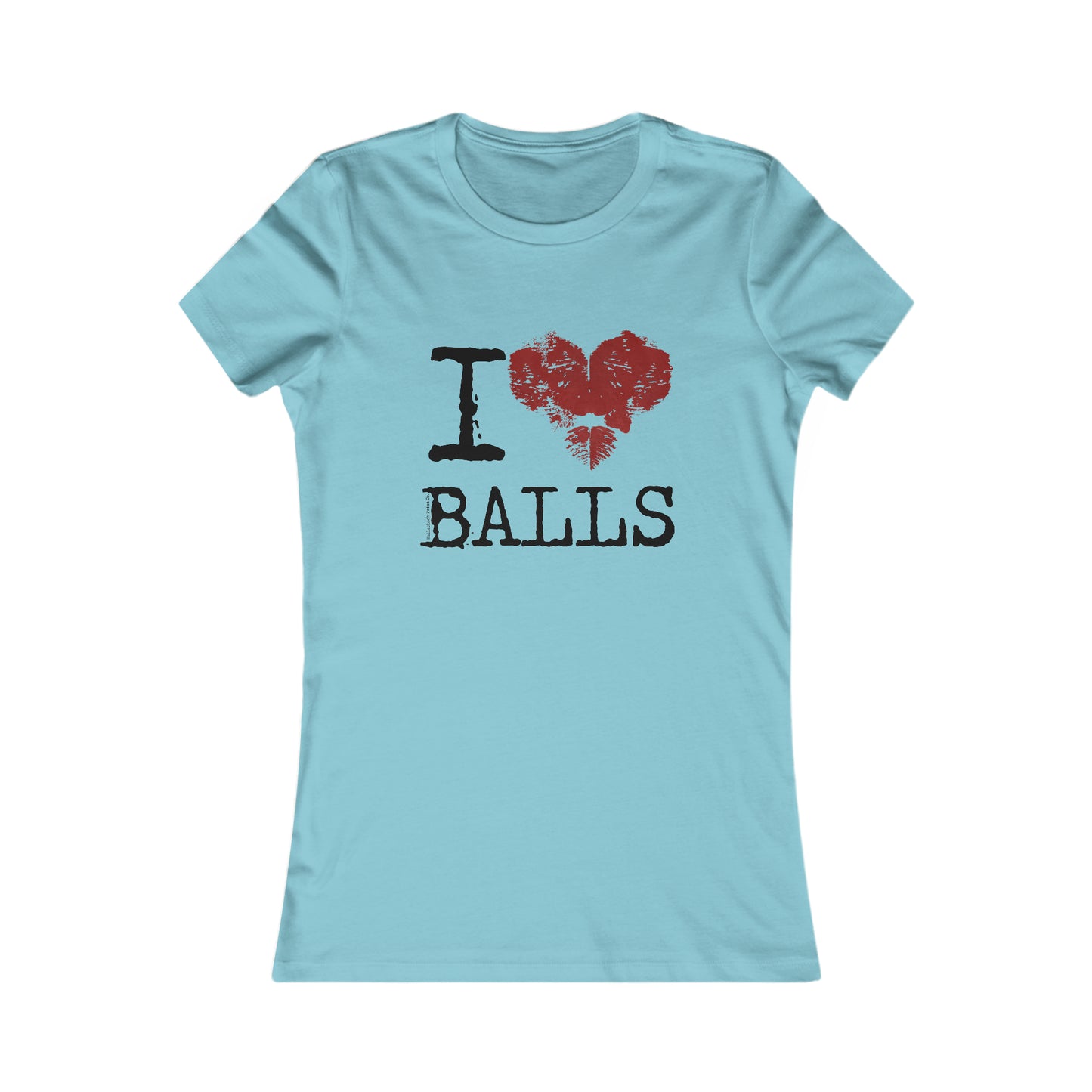 I Love Balls Slim Fit T-Shirt