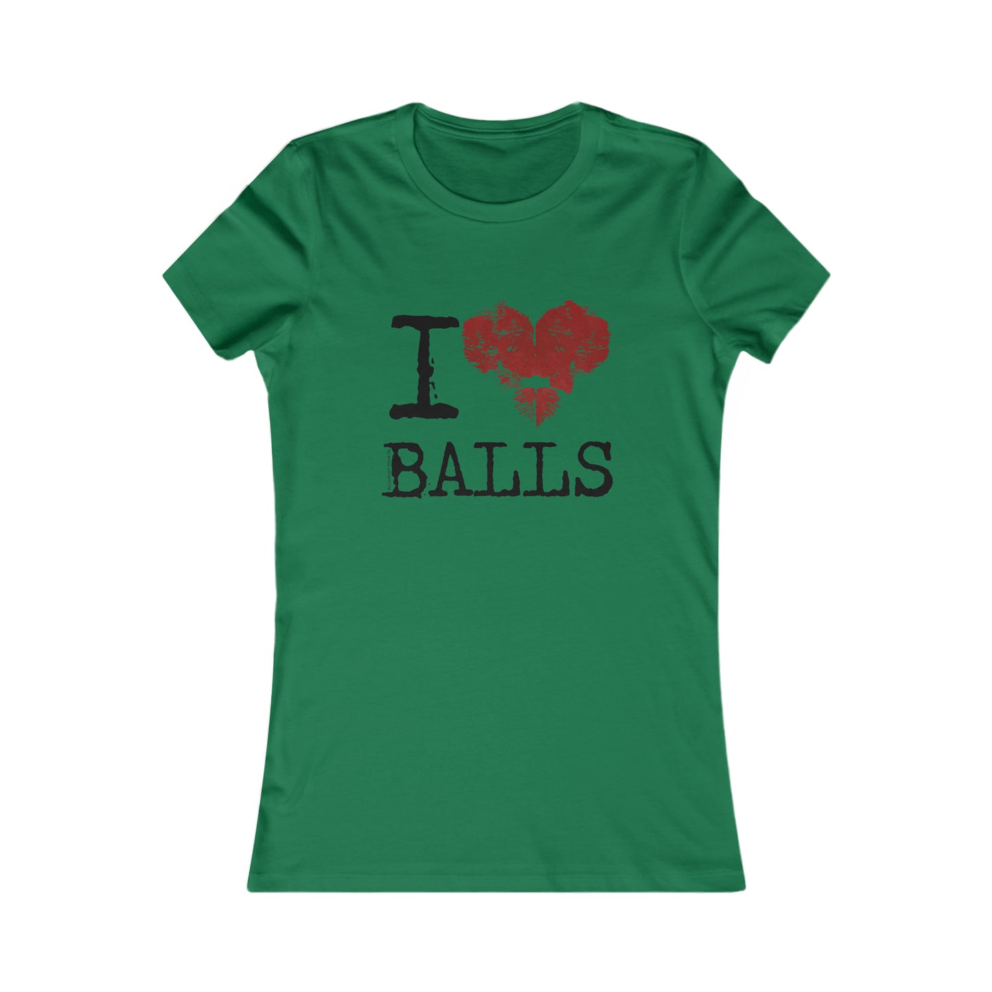 I Love Balls Slim Fit T-Shirt