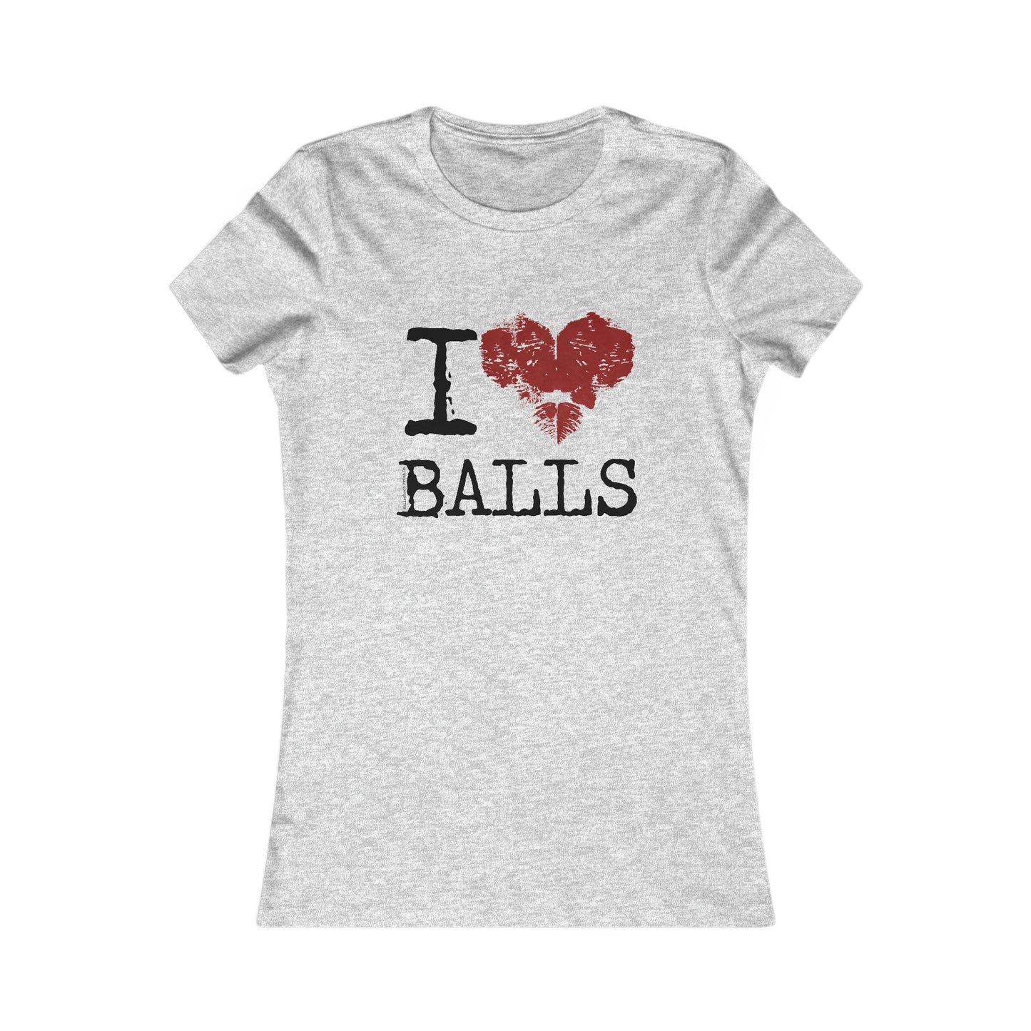 I Love Balls Slim Fit T-Shirt