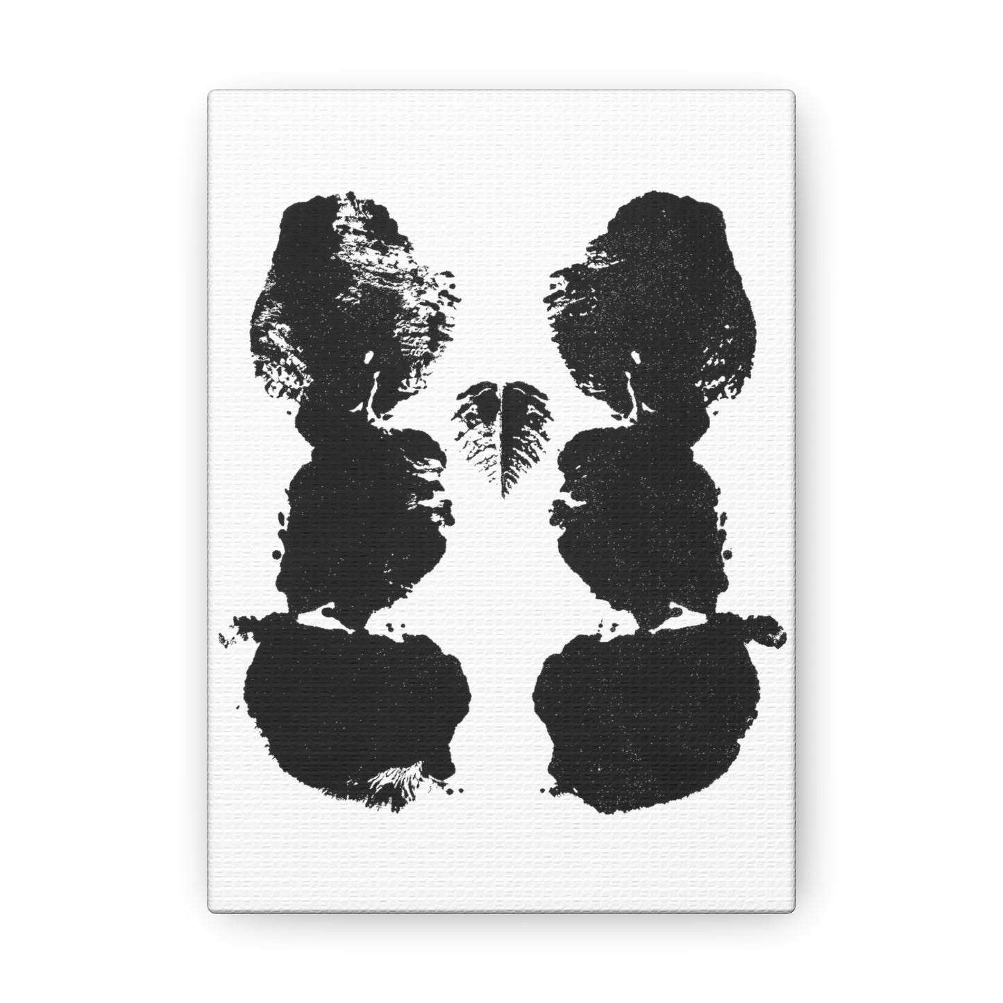 No. 002  Rorschach Inkblot Canvas Wrap Wall Art Desk Print