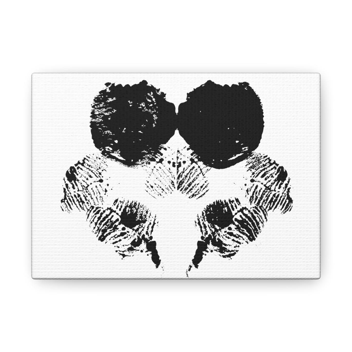 No. 005  Rorschach Inkblot Canvas Wrap Wall Art Desk Print