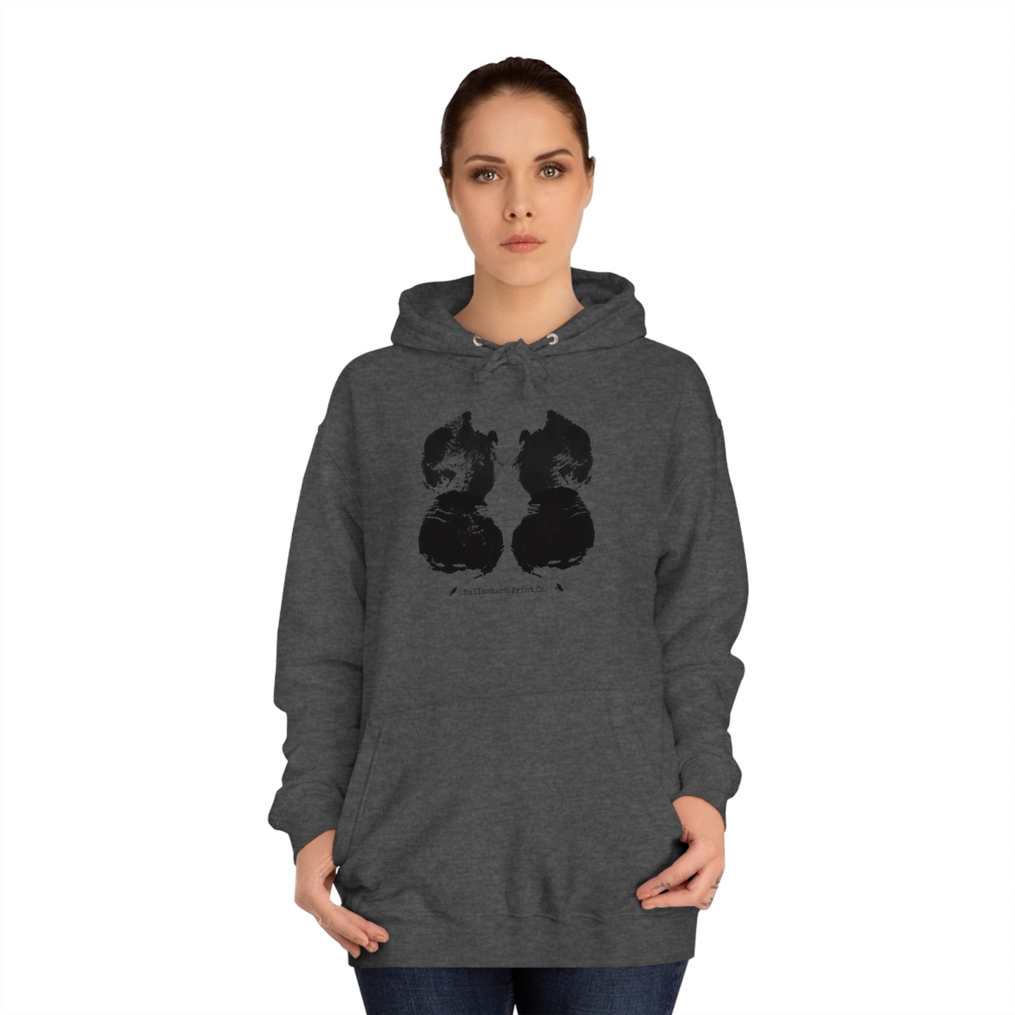 Cat Go Splat Rorschach Unisex Hoodie