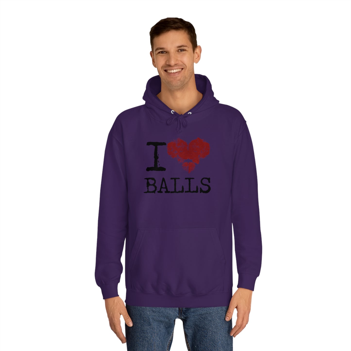 I Love Balls Unisex Pullover Hoodie