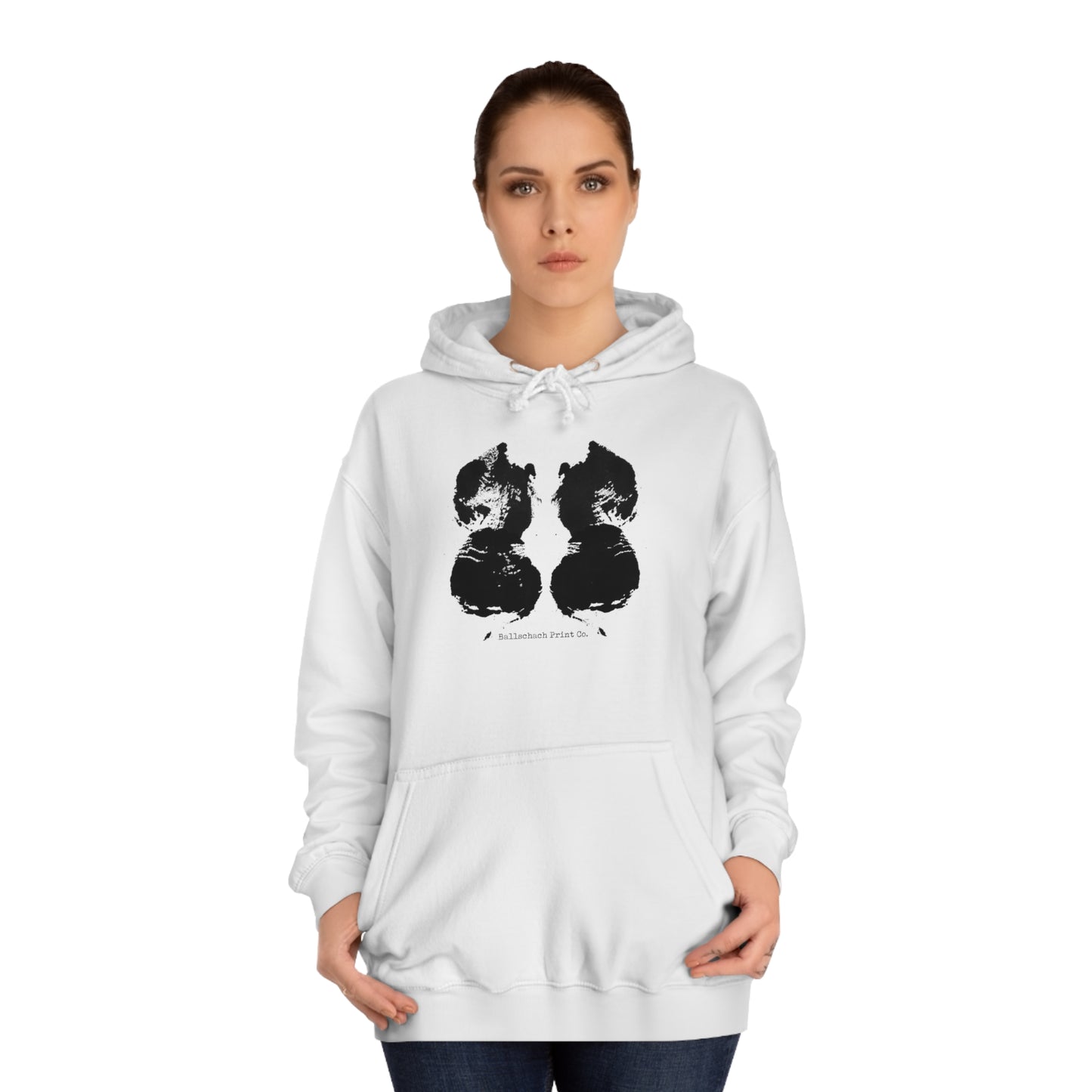 Cat Go Splat Rorschach Unisex Hoodie