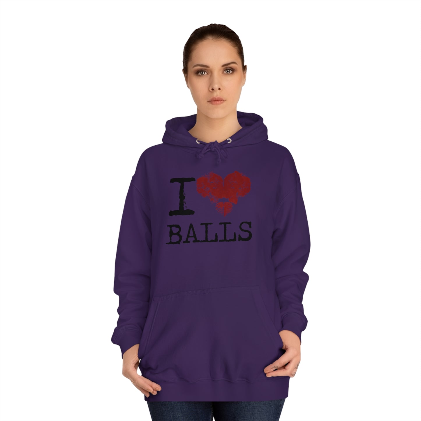 I Love Balls Unisex Pullover Hoodie