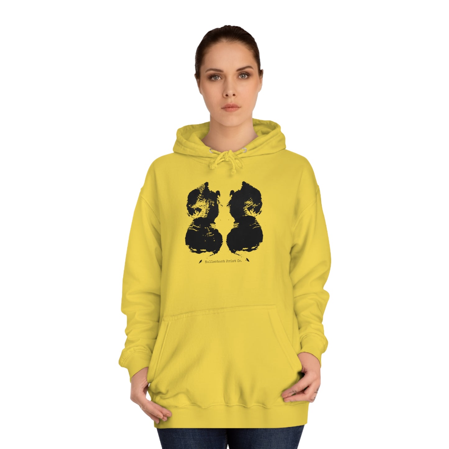 Cat Go Splat Rorschach Unisex Hoodie