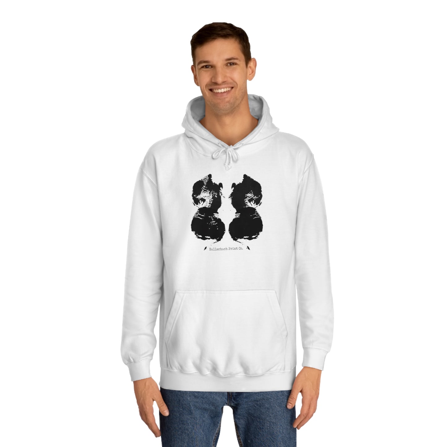 Cat Go Splat Rorschach Unisex Hoodie