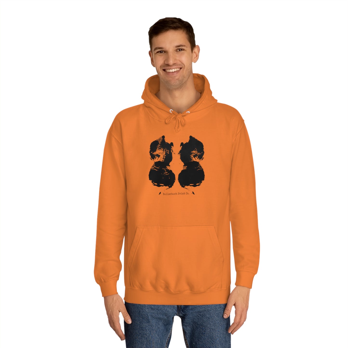 Cat Go Splat Rorschach Unisex Hoodie