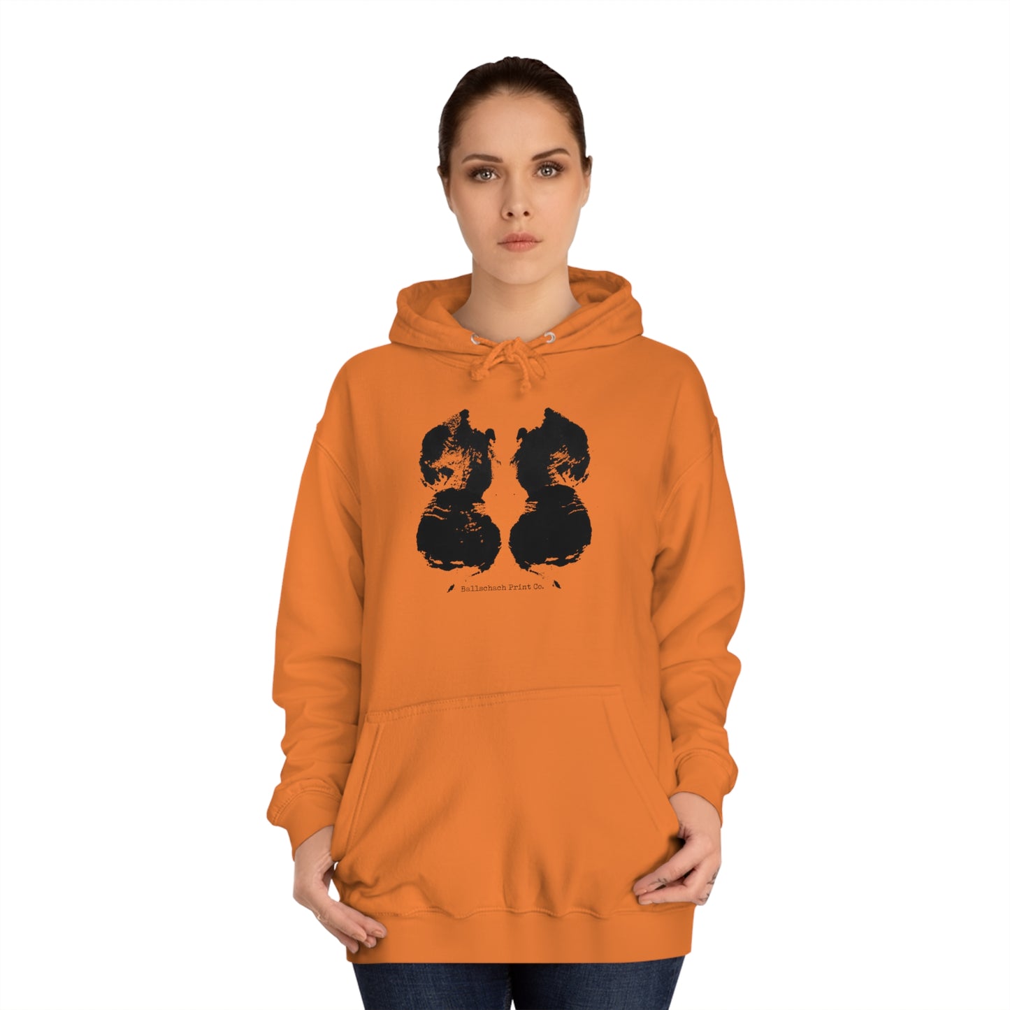 Cat Go Splat Rorschach Unisex Hoodie