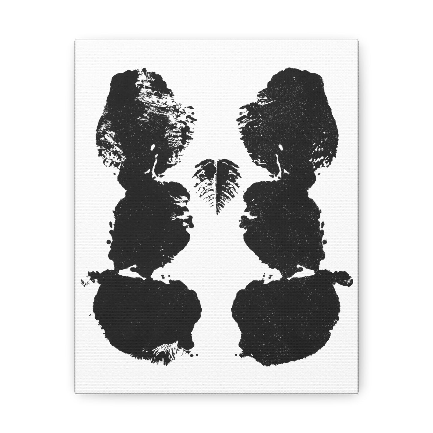 No. 002  Rorschach Inkblot Canvas Wrap Wall Art Desk Print