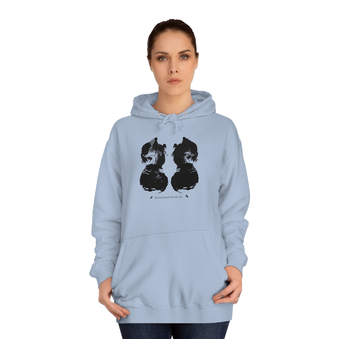 Cat Go Splat Rorschach Unisex Hoodie