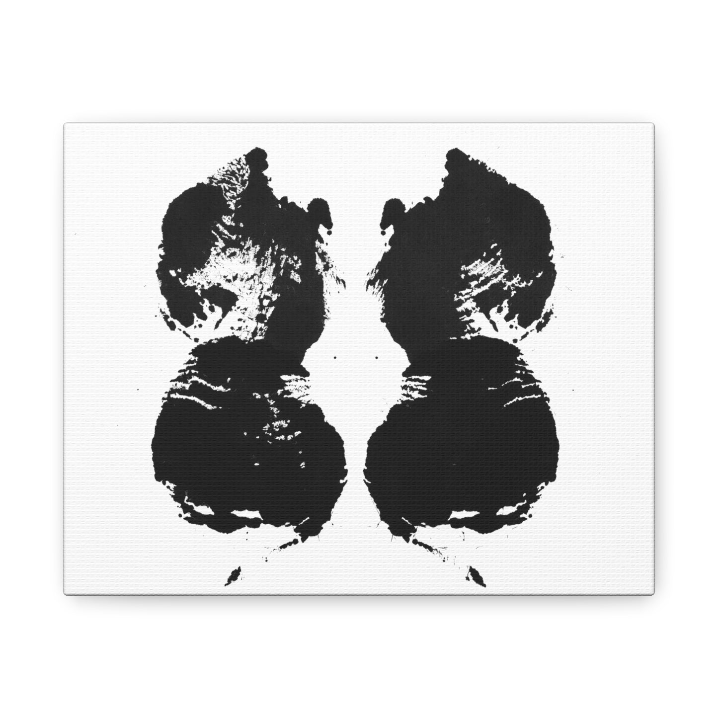 No. 006  Rorschach Inkblot Canvas Wrap Wall Art Desk Print
