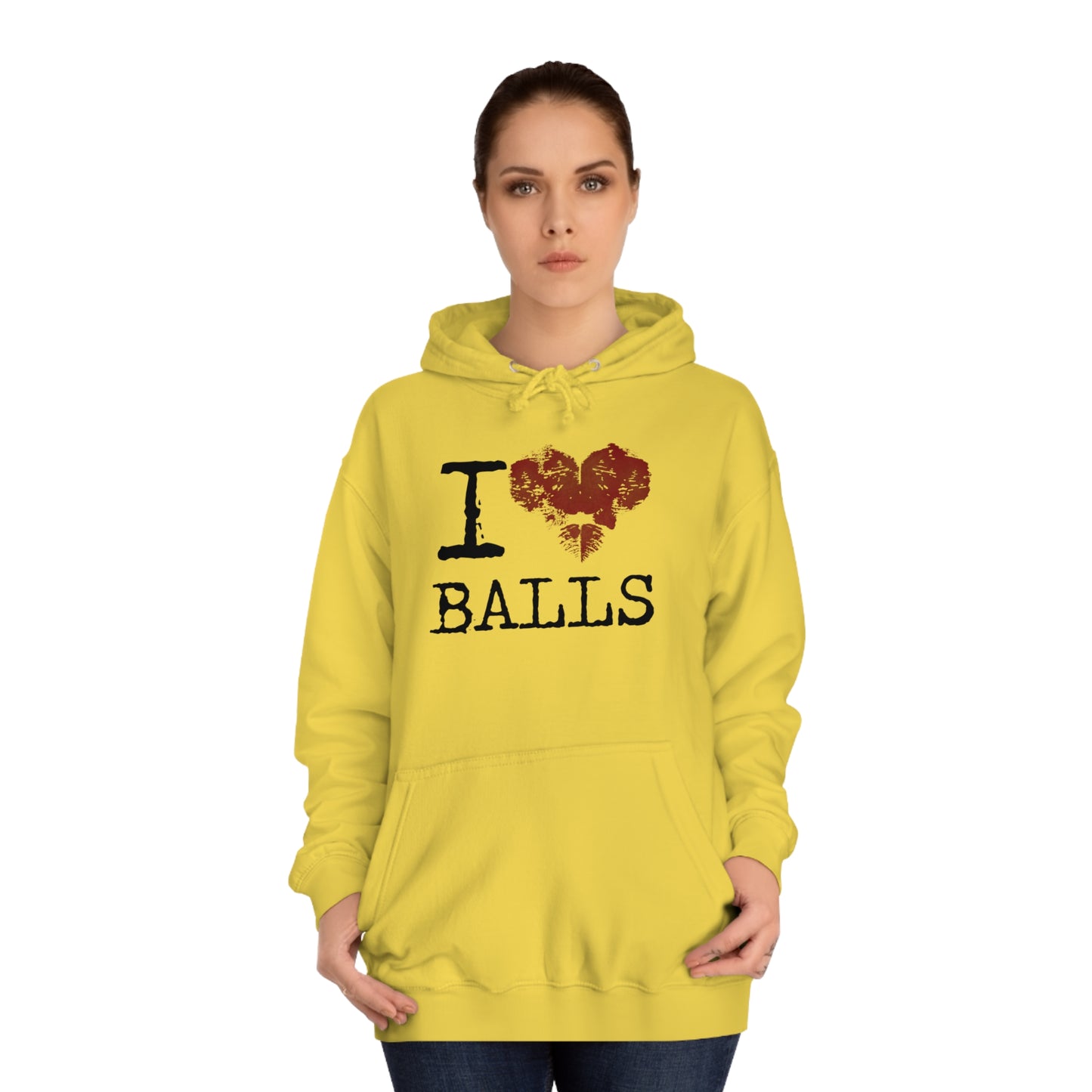 I Love Balls Unisex Pullover Hoodie