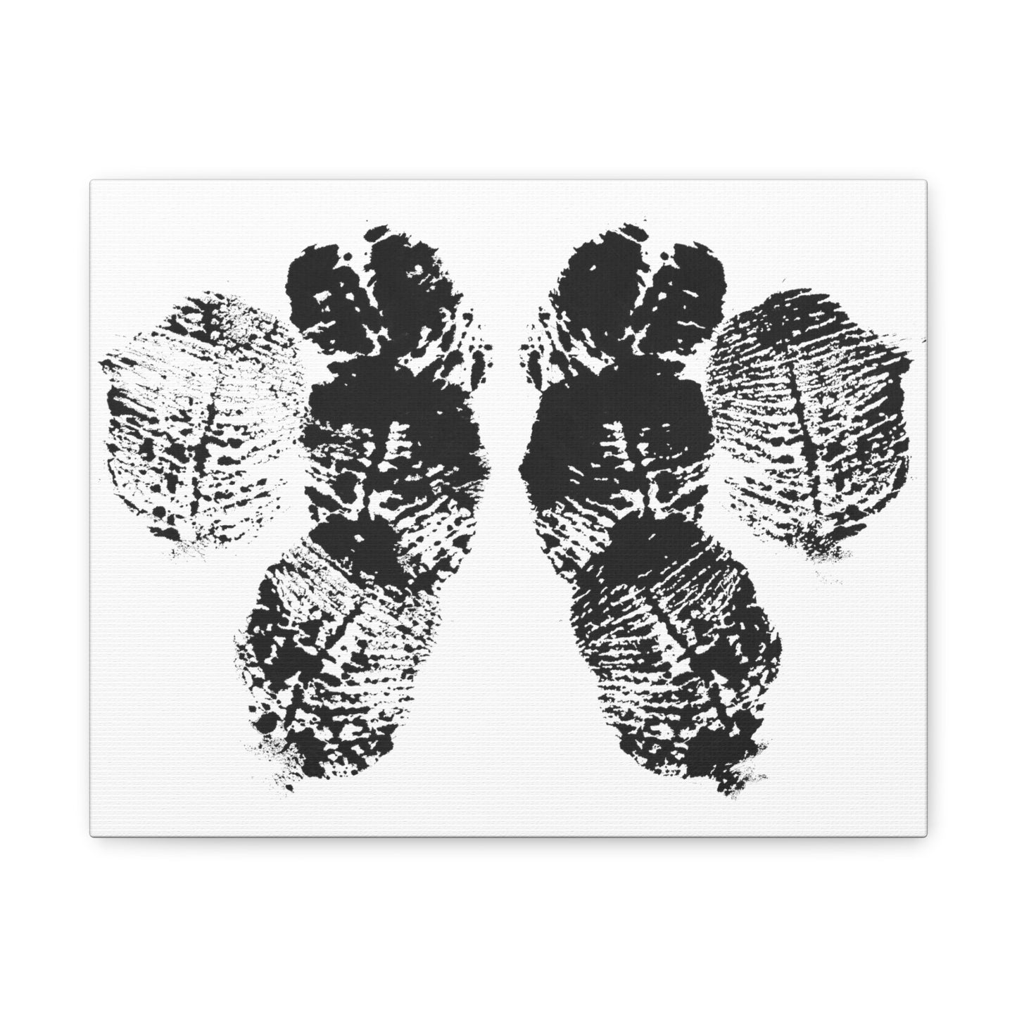 No. 003 Rorschach Inkblot Canvas Wrap Wall Art Desk Print