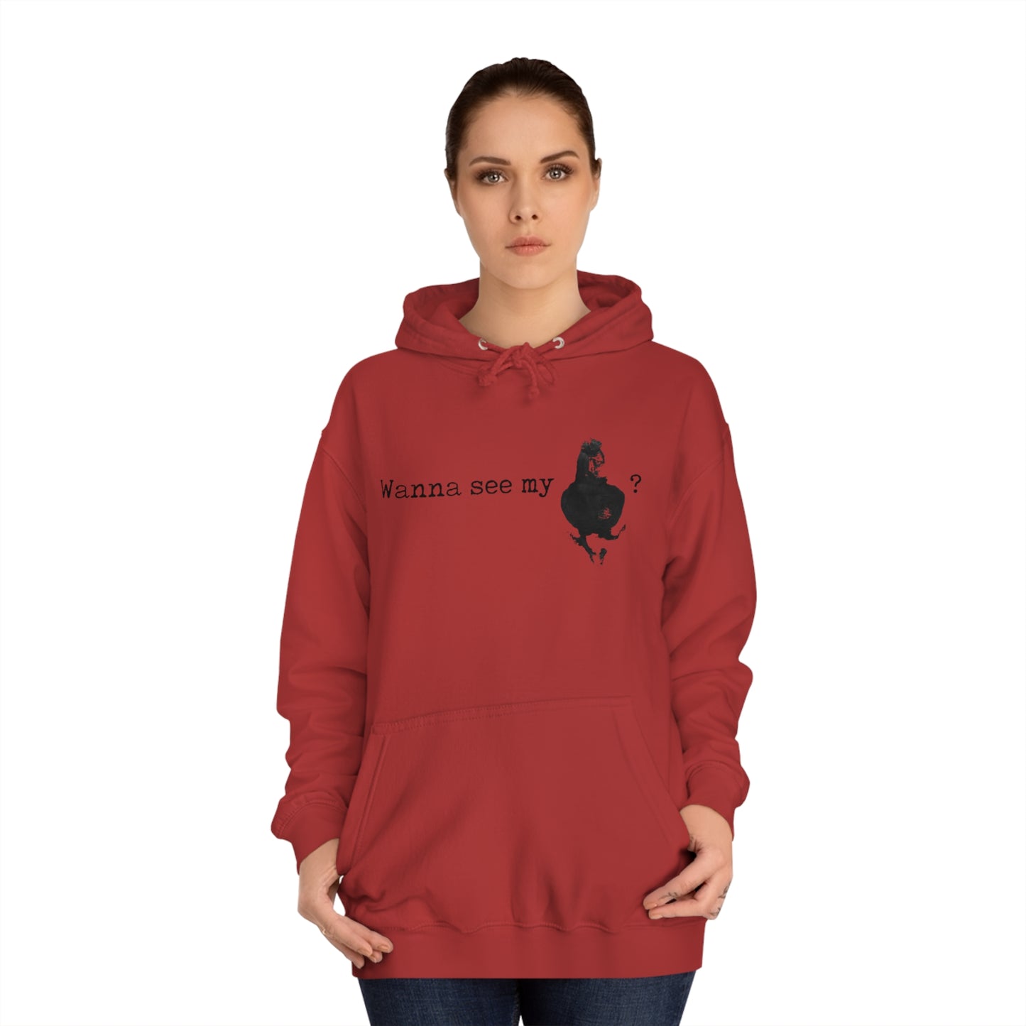 Wanna See My Unisex Pullover Hoodie