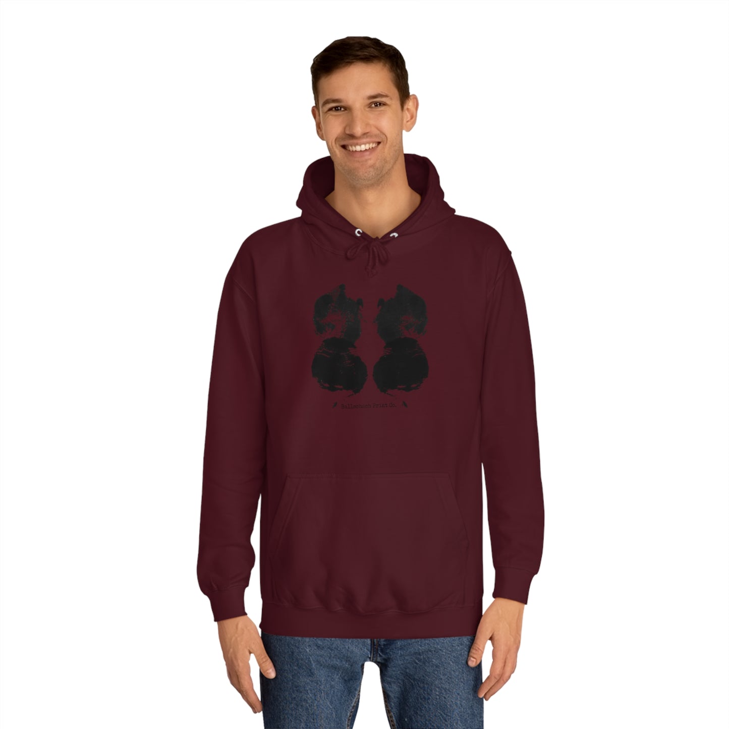 Cat Go Splat Rorschach Unisex Hoodie