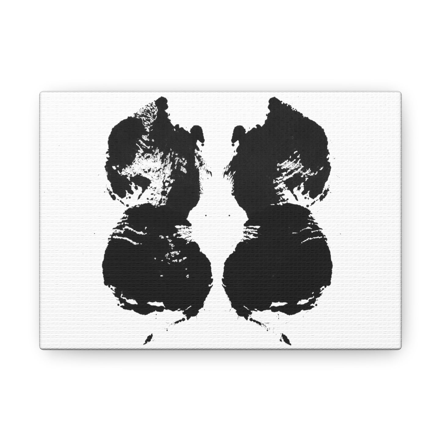 No. 006  Rorschach Inkblot Canvas Wrap Wall Art Desk Print