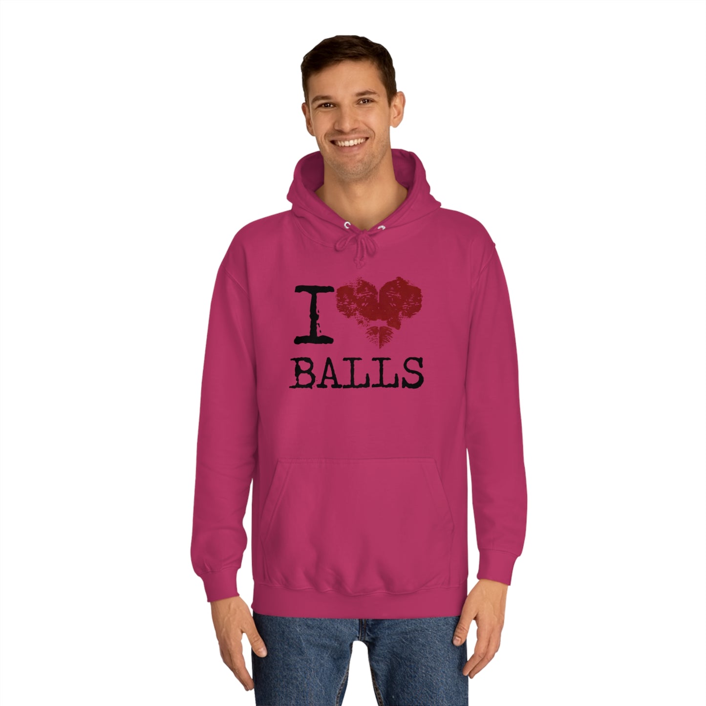 I Love Balls Unisex Pullover Hoodie