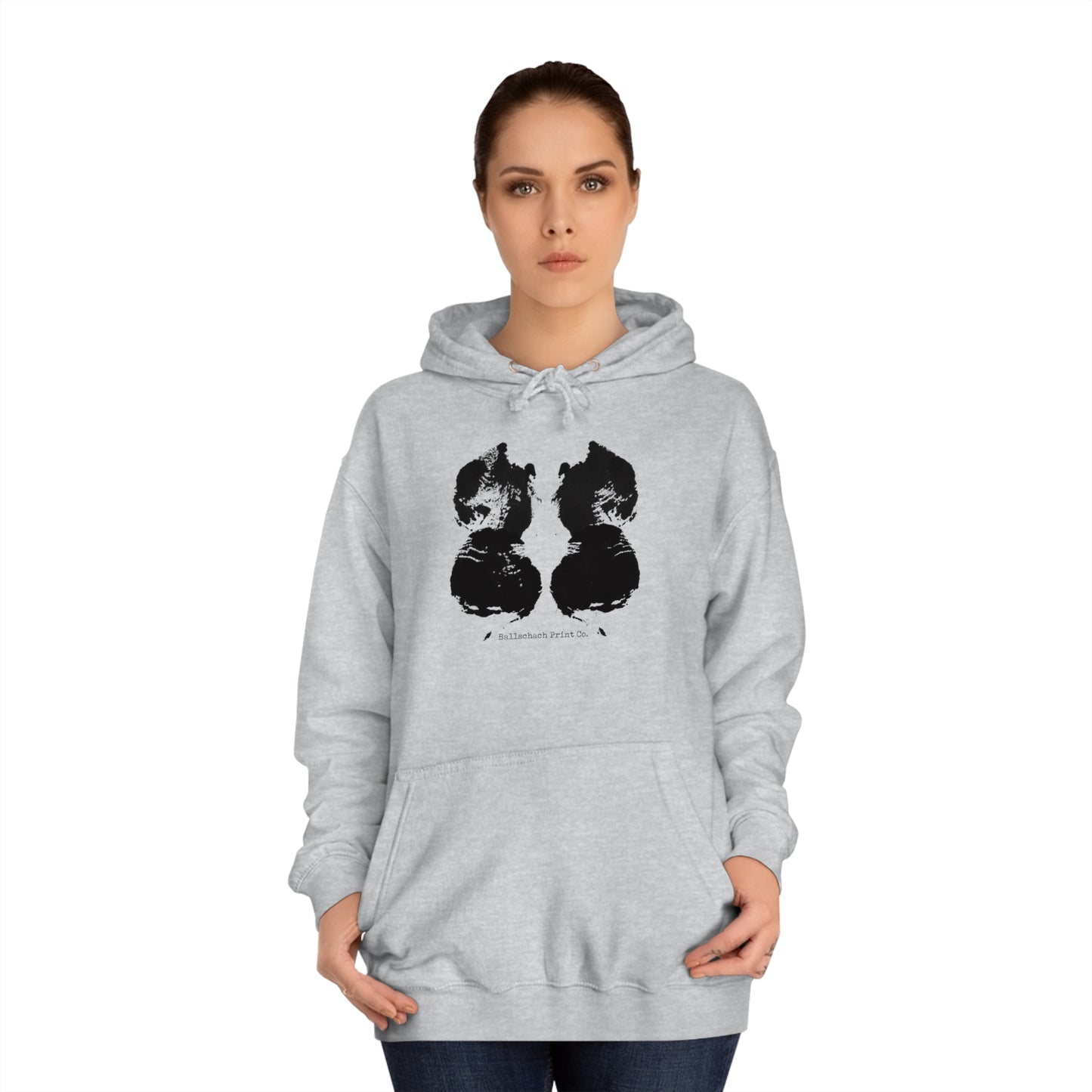 Cat Go Splat Rorschach Unisex Hoodie